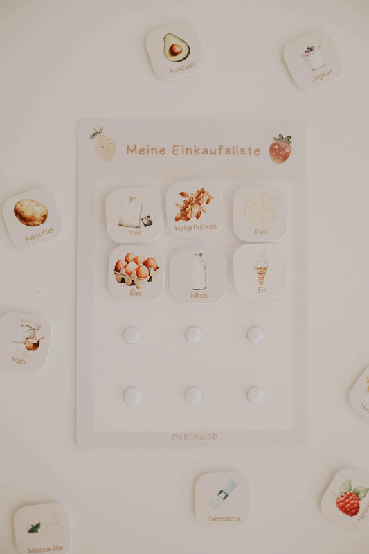 Set Einkaufsliste inkl. 105 Kärtchen