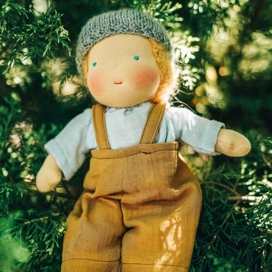 Stoffpuppe Tio inspiriert nach Waldorf, 30 cm