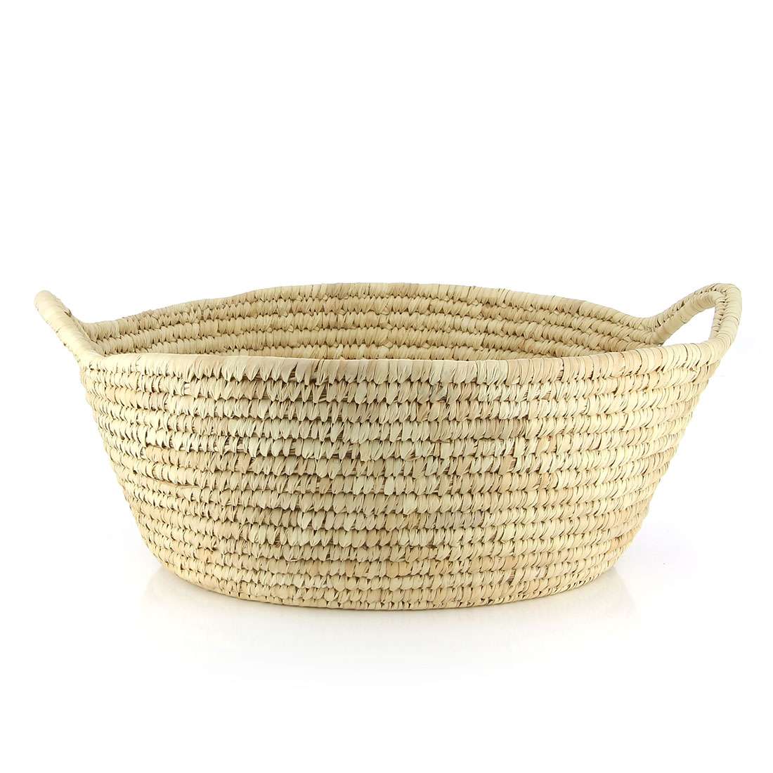 Ovaler Korb WANNE aus Palmblatt, 45x55cm