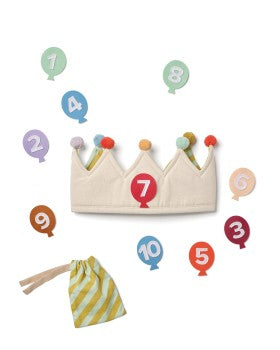 Geburtstags Krone mit Zahlen