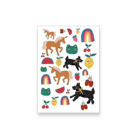 Bio Tattoos für Kinder, Einhorn