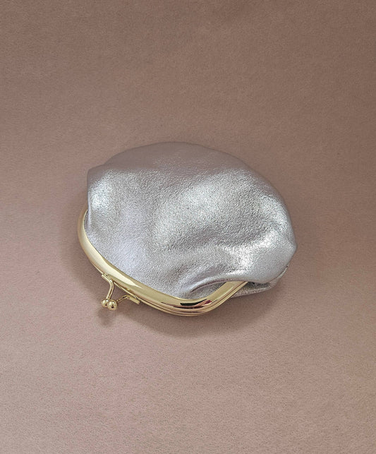 Retro Geldbörse aus Leder, glänzend