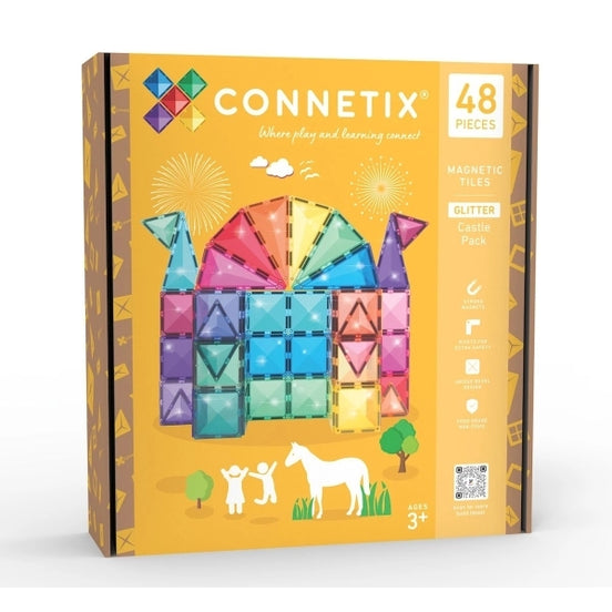 Magnetbausteine Glitter Castle Pack - 48 Teile