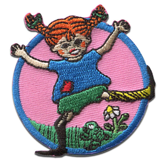 Aufnäher zum Aufbügeln, Pippi Langstrumpf tanzt