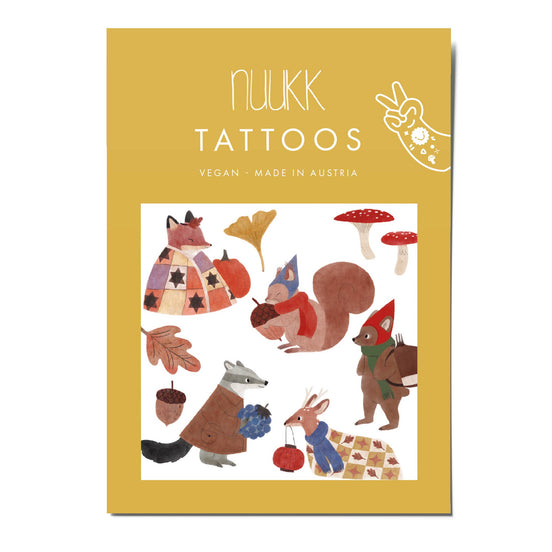 Bio Tattoos für Kinder, Waldbewohner