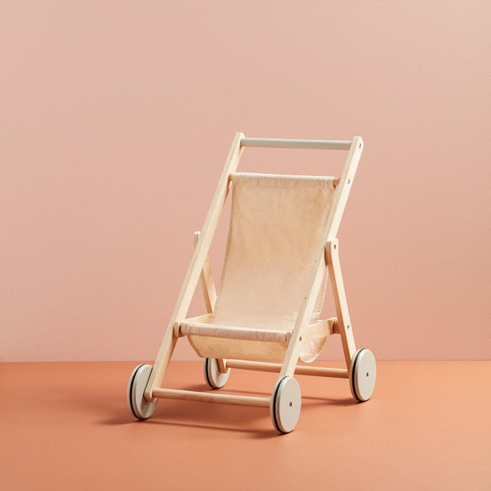Puppenwagen aus Holz