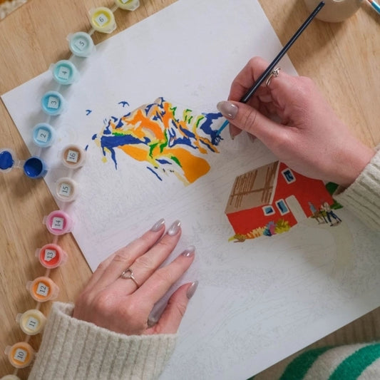 DIY Set Malen nach Zahl NORWEGEN • für Erwachsenen