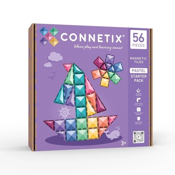 Starter Pack Magnetbausteine Pastel - 56 Teile (lieferbar ab 26.9)