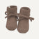 Booties "Toni" aus Merinowolle (0-12 Mo), toffee