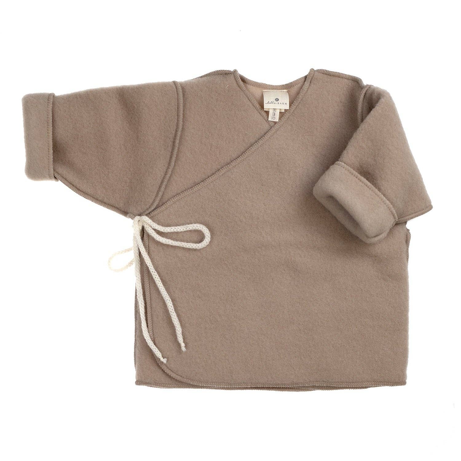 Wollfleece Wickeljacke, Sand