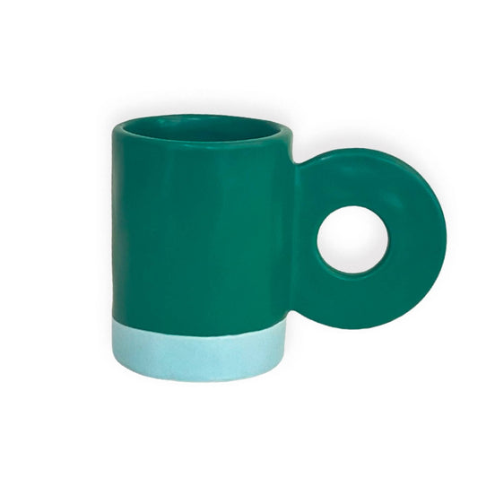 Grüne Tasse „Circle“