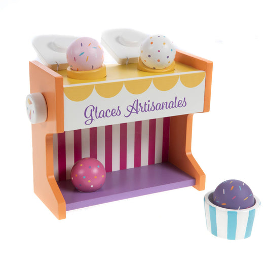 Eis Stand „Glaces artisanales“