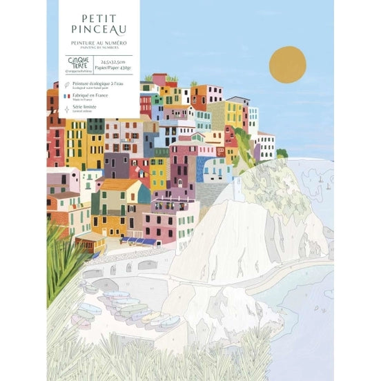 DIY Set Malen nach Zahl CINQUE TERRE • für Erwachsenen