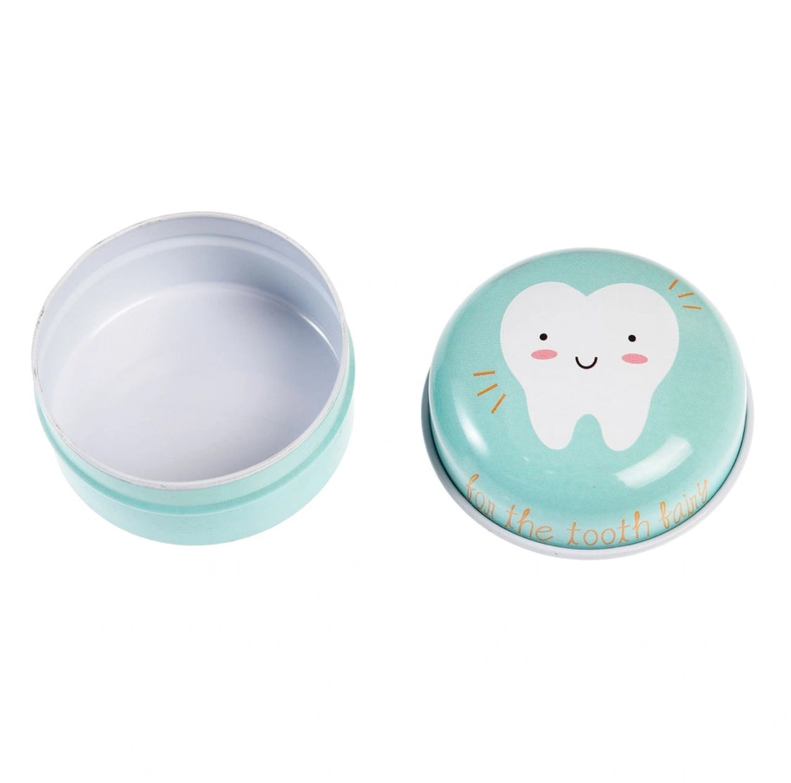 Zahndose aus Metall, mint