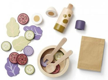 Salat Set für die Spielküche (lieferbar ab ca. 10.5)