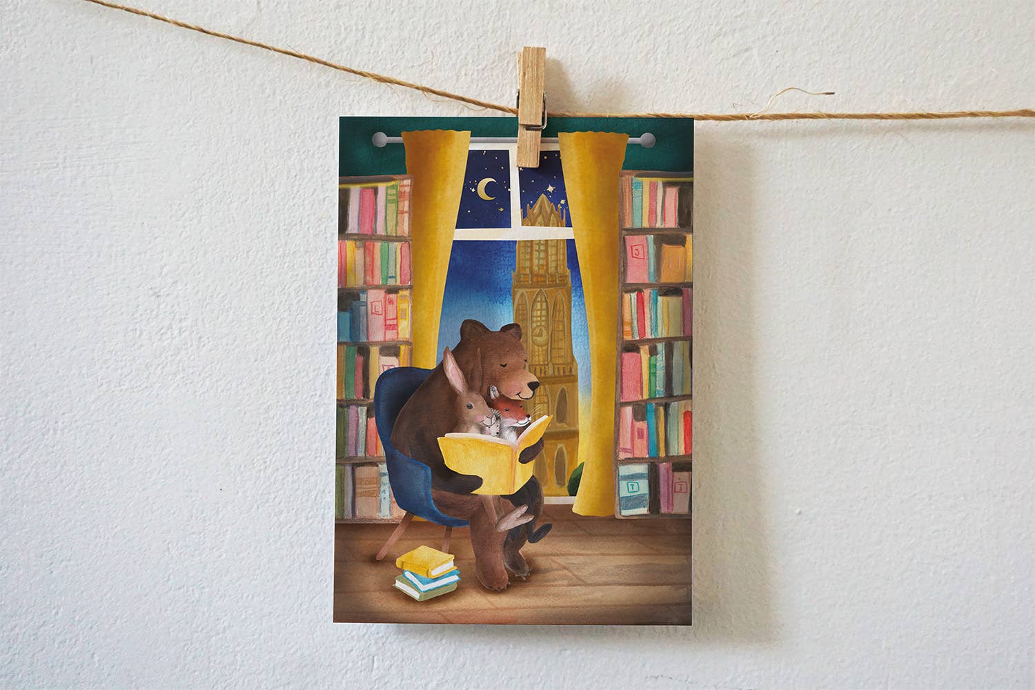 Postkarte Vorlesen