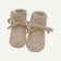 Booties "Toni" aus Merinowolle (0-12 Mo), new sand