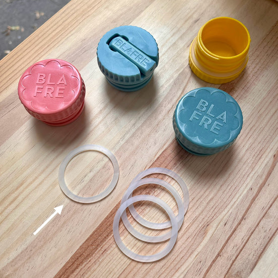 Ersatzring aus Silikon für Blafre Trinkflasche, 5er Set