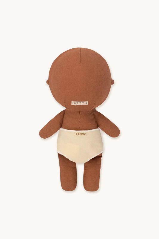 Gommu Baby aus Leinen, 32cm