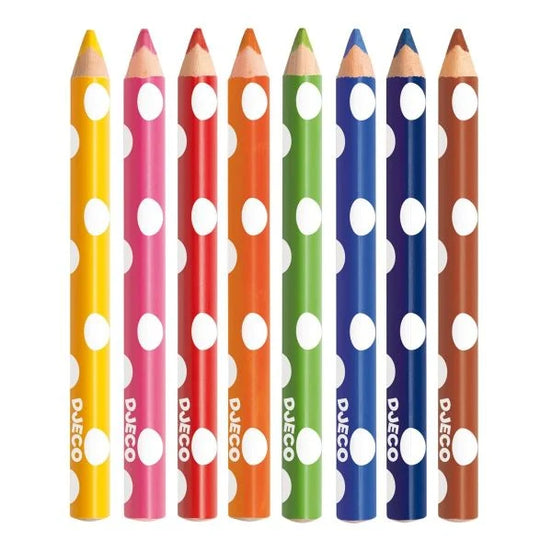 8 dicke Buntstifte
