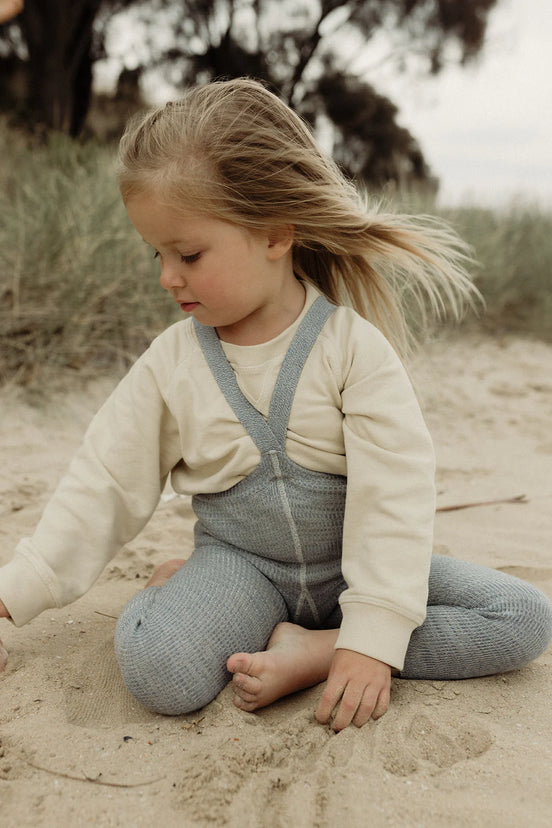 Legging mit Trägern, Marshmallow Sky footless
