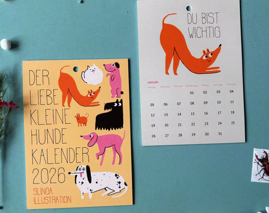 Der kleine liebe Hunde Kalender 2026