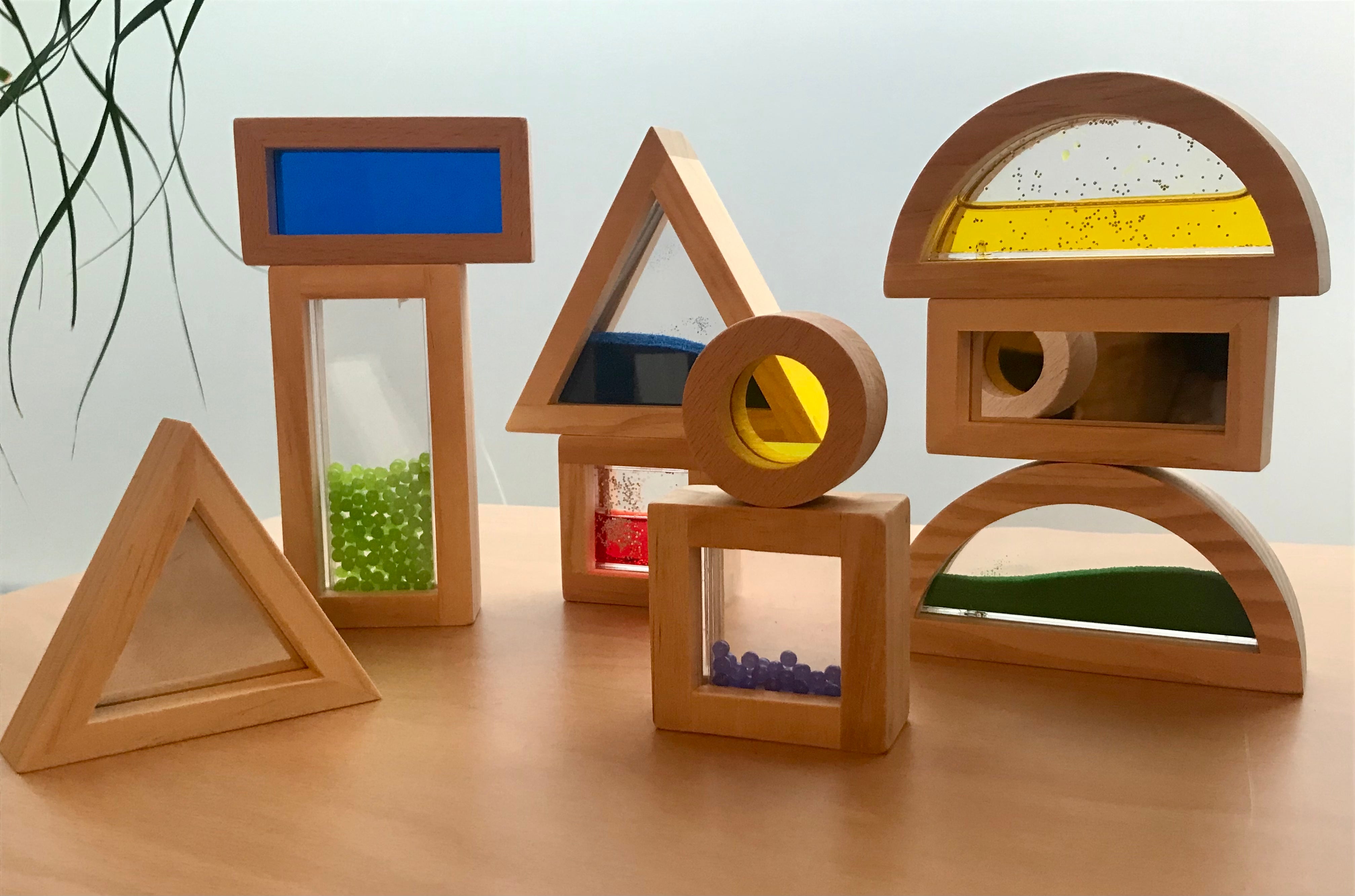 Sensory Blocks - 12 Bausteine mit Füllung