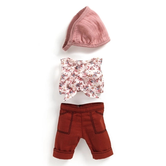 Puppenkleidung LOVELY Burgundy