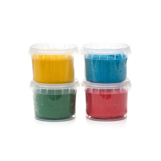 Soft-Knete bio & vegan, 4er Set "Yuki"