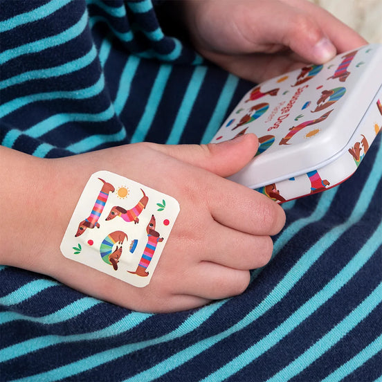 Kinderpflaster in der Dose, Dackel (30 Stk.)