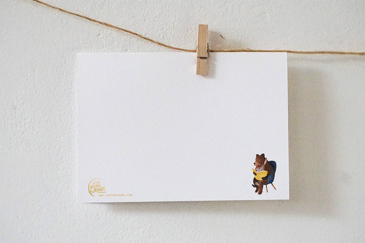 Postkarte Vorlesen