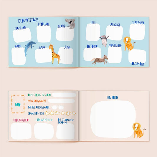 Freundebuch Kindergarten (beige)