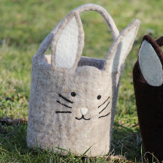KinderKorb Hase aus 100% Wollfilz Ø15cm