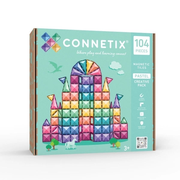 Creative Magnetbausteine Pastel - 104 Teile