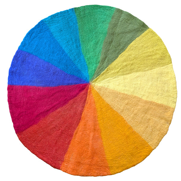 Filzteppich Ø50cm 100% Wolle