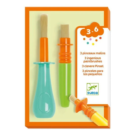 3 ergonomische Pinsel