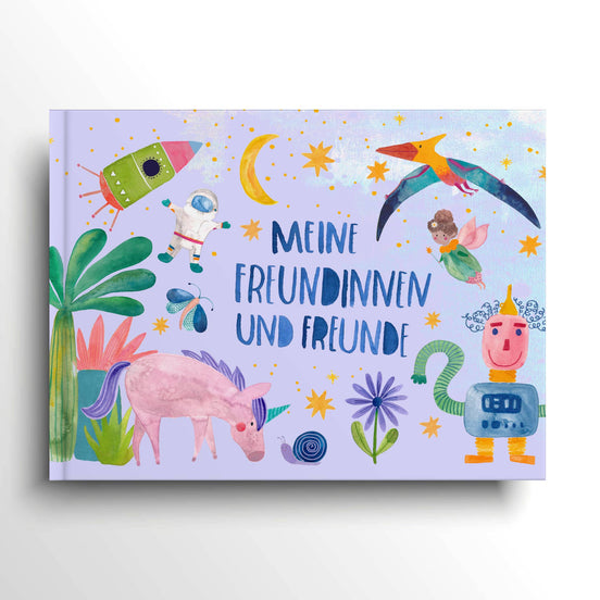 Freundebuch Kindergarten (lila)
