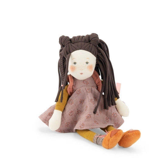 Stoffpuppe Rosalies, Mauve 31cm (lieferbar ab 26.9)