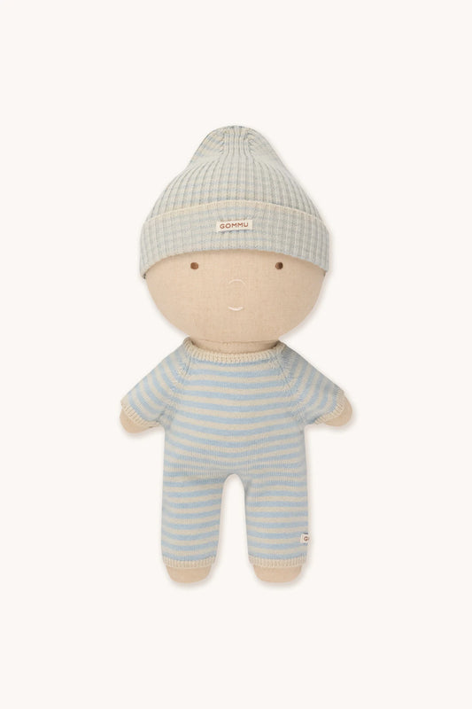 Gommu Overall, gestreift hellblau