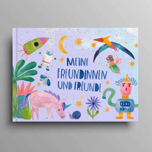 Freundebuch Kindergarten (lila)
