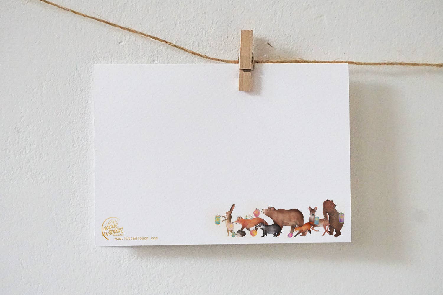 Postkarte Laterne