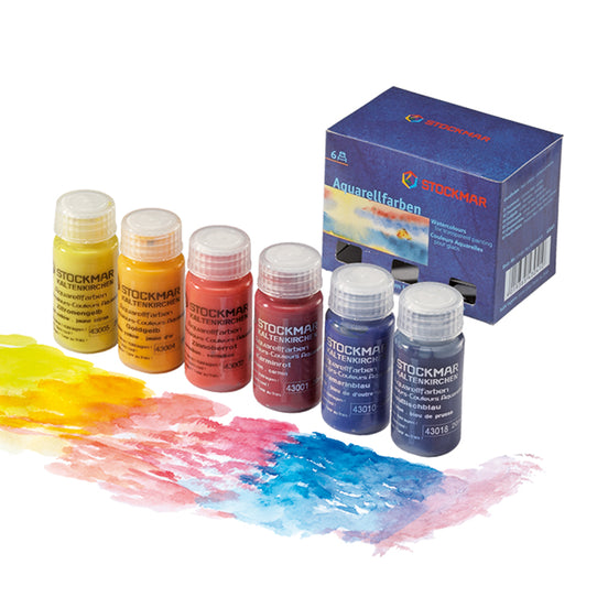 Aquarellfarben flüssig, 6x20g