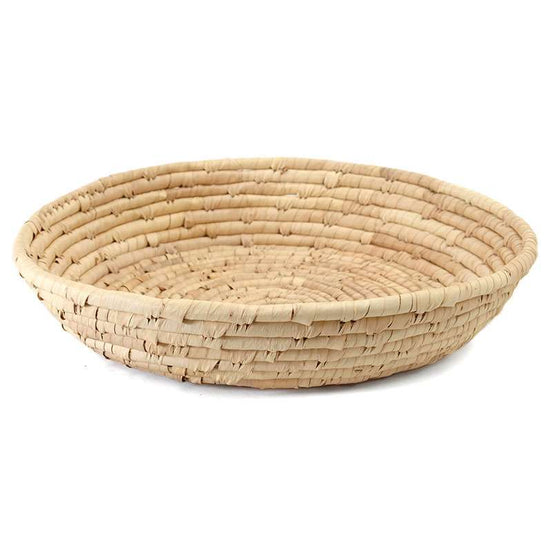 Korb SONNENTALER aus Palmblatt, flach Ø30cm