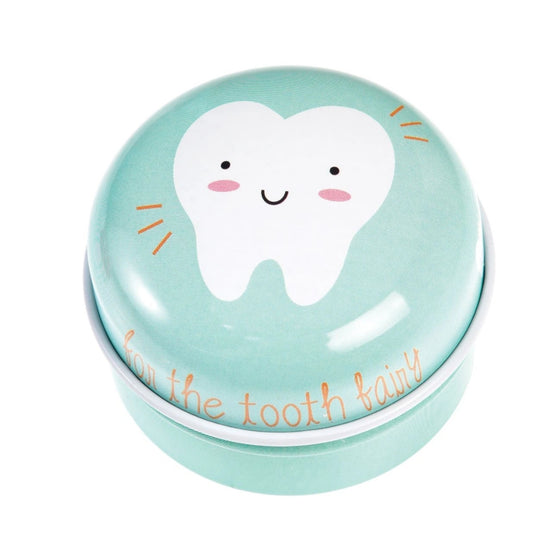 Zahndose aus Metall, mint