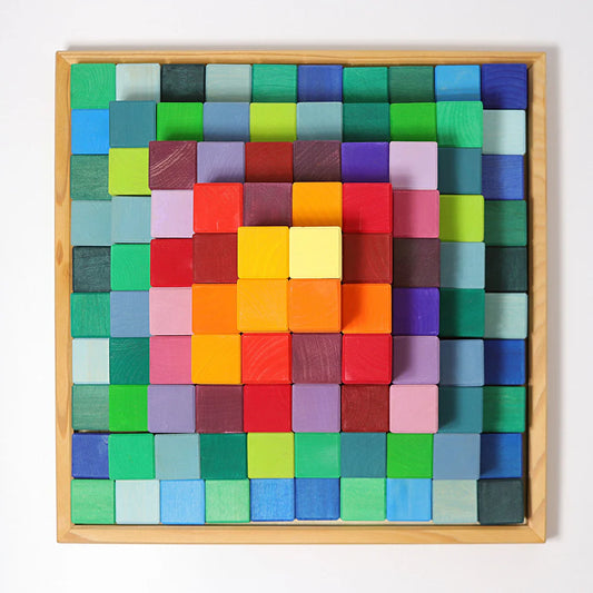 Große Stufenpyramide Bunt (lieferbar ca. Ende Oktober)