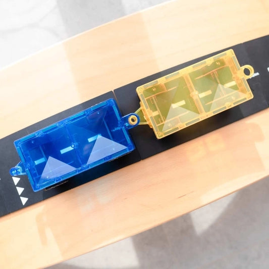 Auto Magnetbausteine Rainbow 2er Set