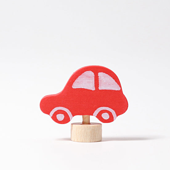 Steckfigur rotes Auto