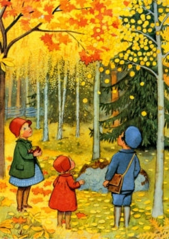 Postkarte Herbst