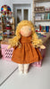 Stoffpuppe Lisa inspiriert nach Waldorf, 25 cm