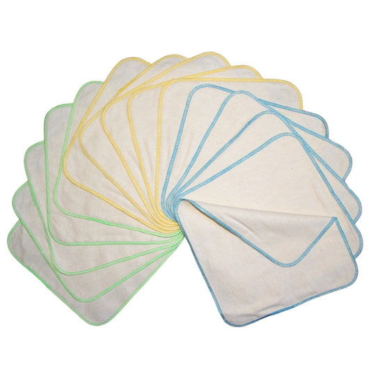 Waschlappen aus Bio-Baumwolle, 15 Stk.